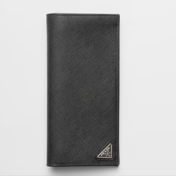 Prada Black Saffiano Leather Card Holder - Picture 1 of 3